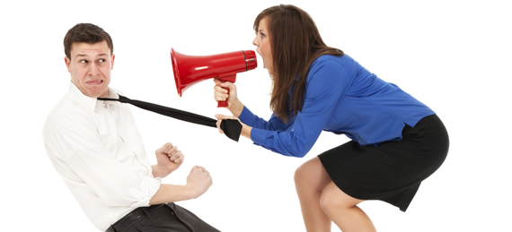 Woman Yelling At Man