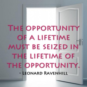 Leonard Ravenhill - Opportunity Quote