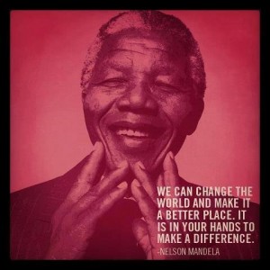 Nelson Mandela Quote - Change The World