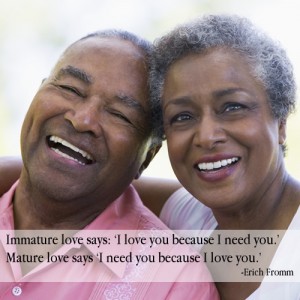 Immature Love - Mature Love - Erich Fromm Quote